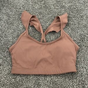 Joy Lab ruffle sports bra